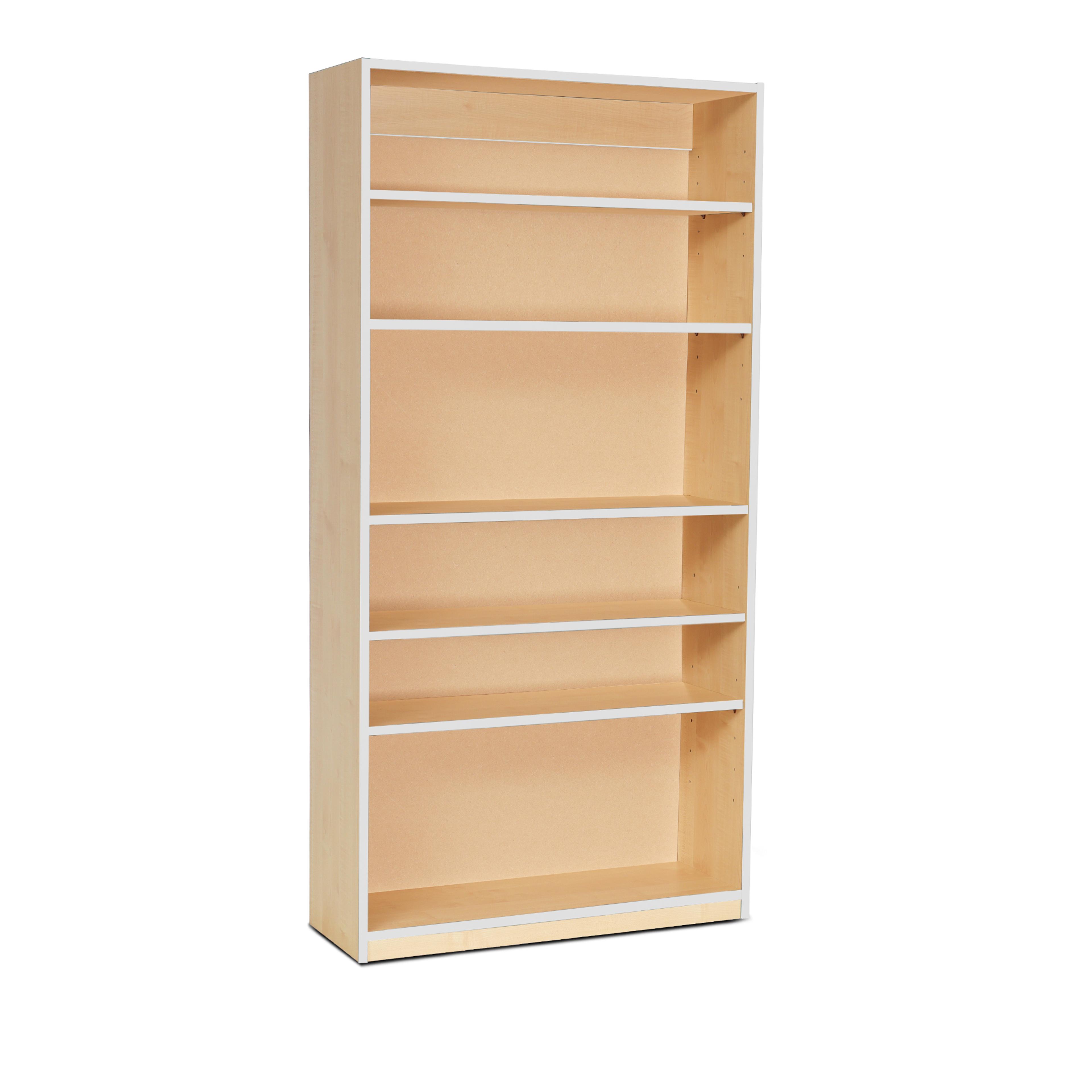 Pebble Open Bookcase 1500mm - 1 Fixed and 4 Adjust Shelves