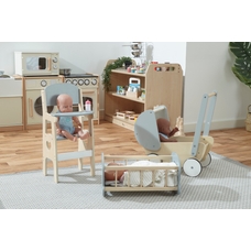 White and Grey FSC Dolls Wooden Furniture from Hope Offer