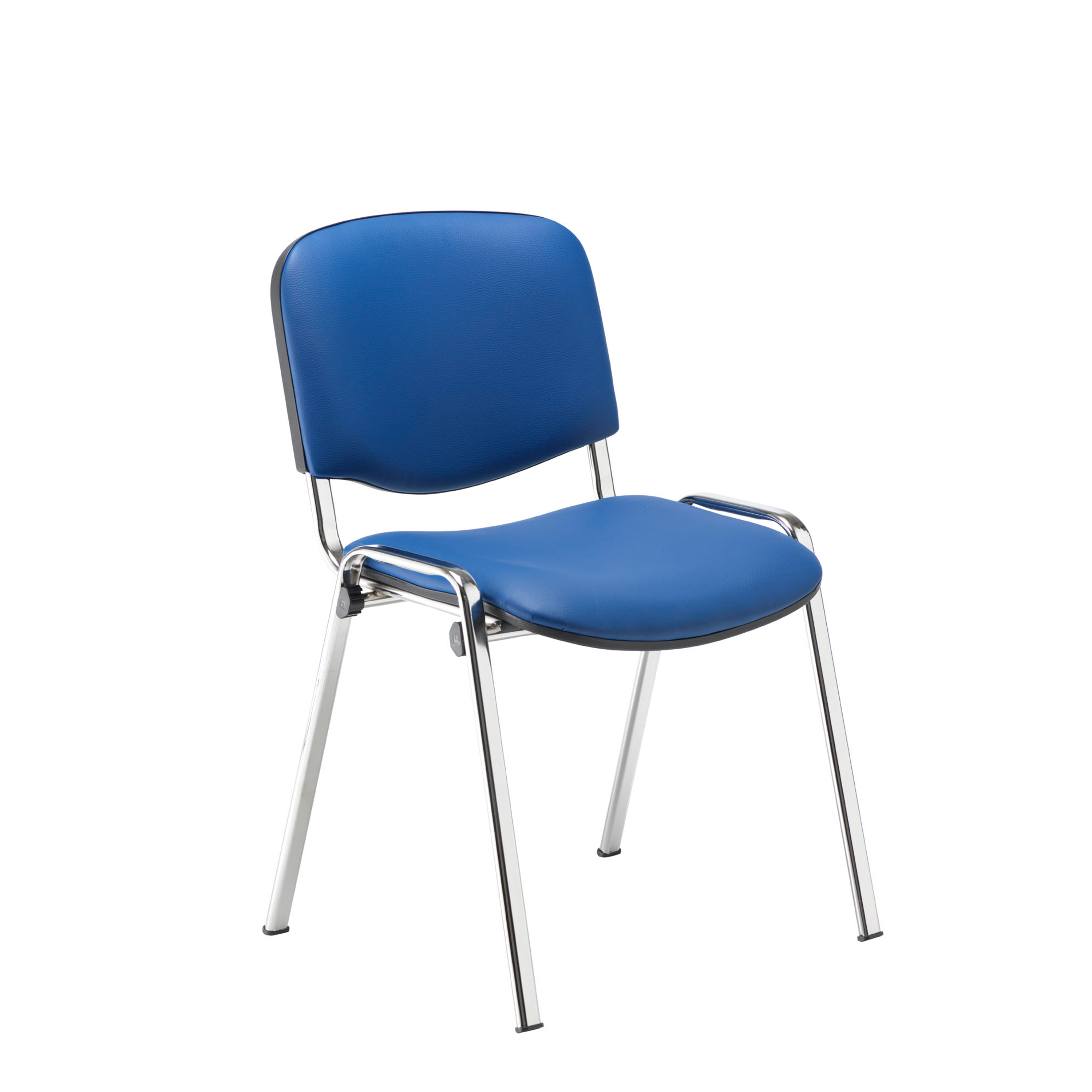 Chrome Club Meeting Room Chair - Blue