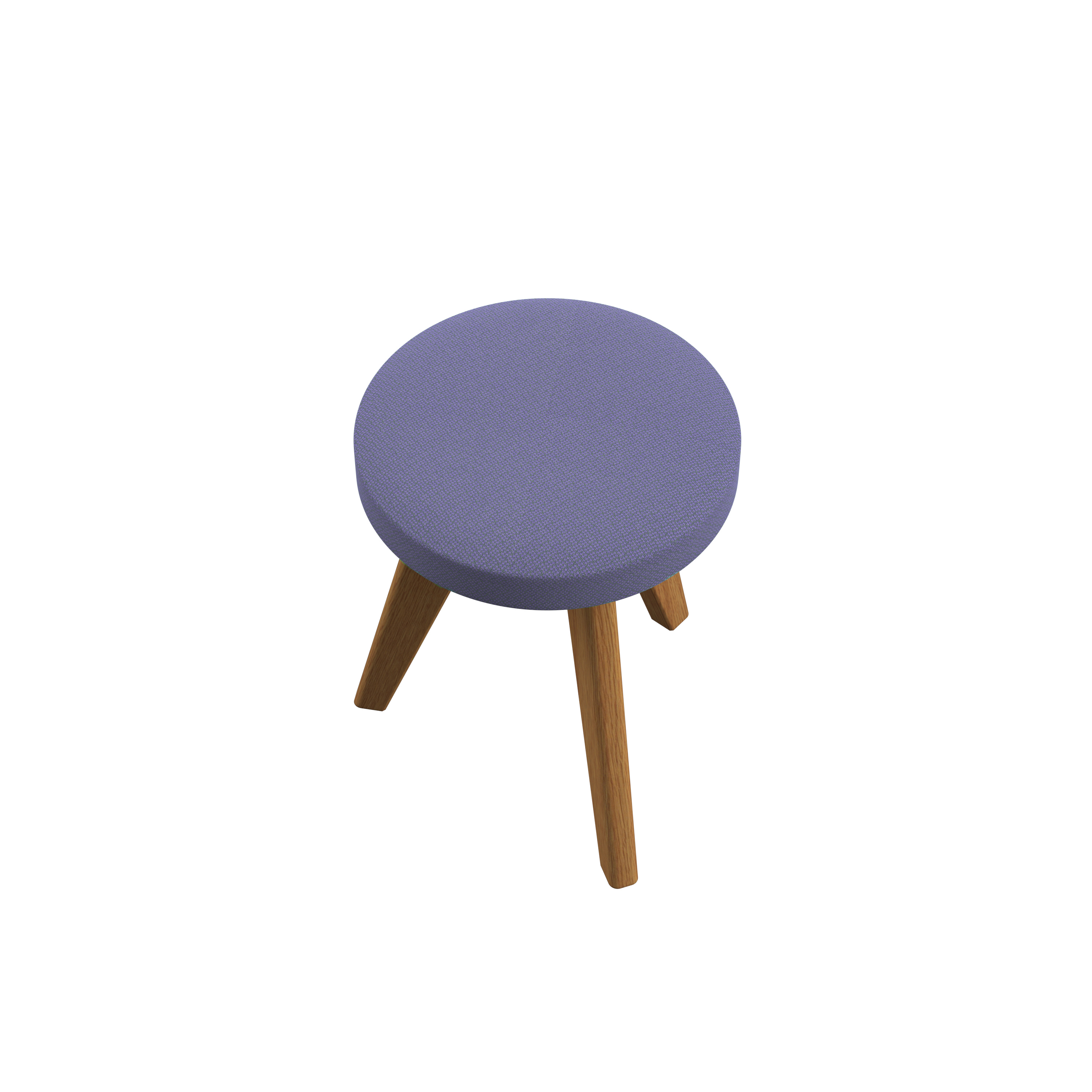 Low Padded Stool - Lavender