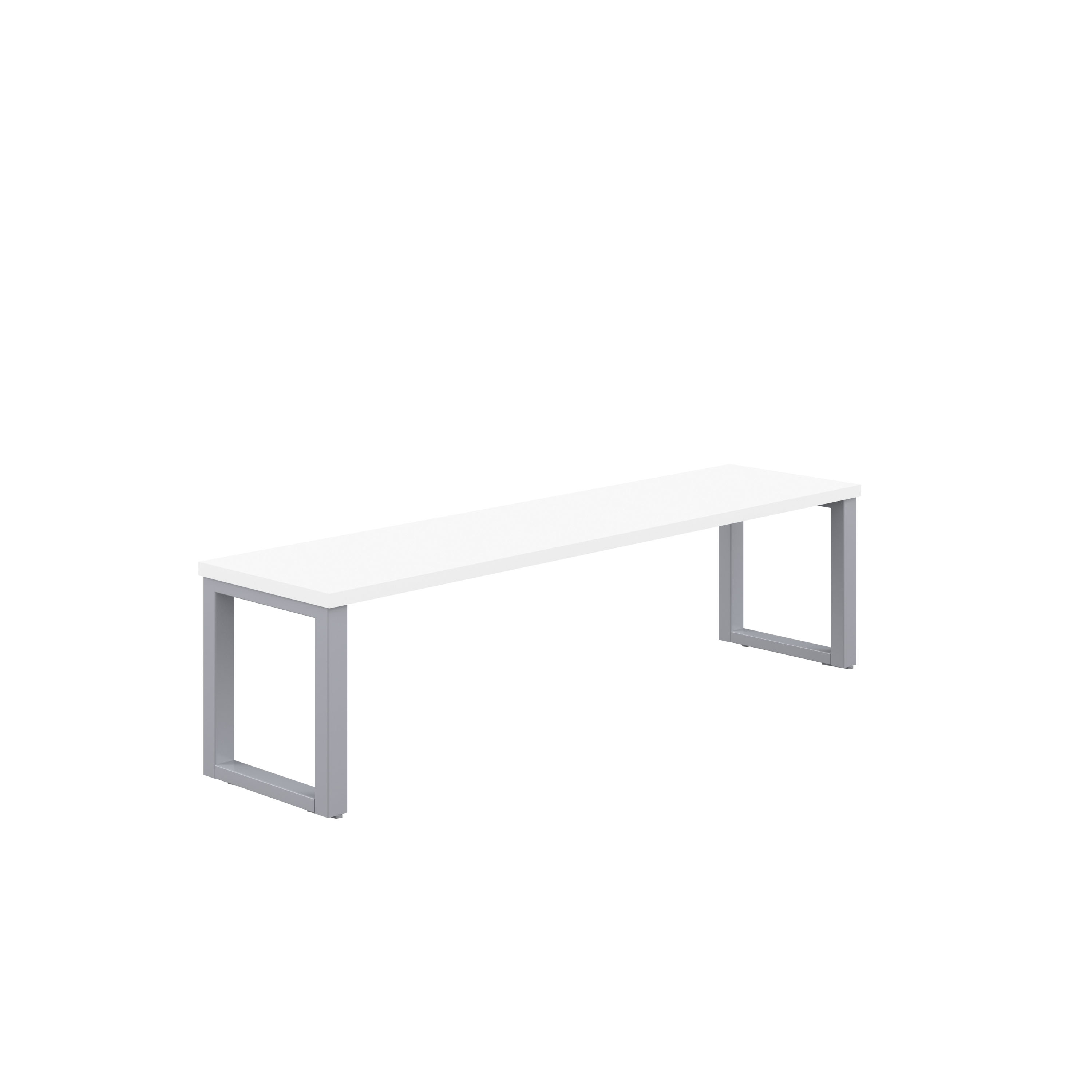 Meeting Room Bench Seat - White - 1600mm