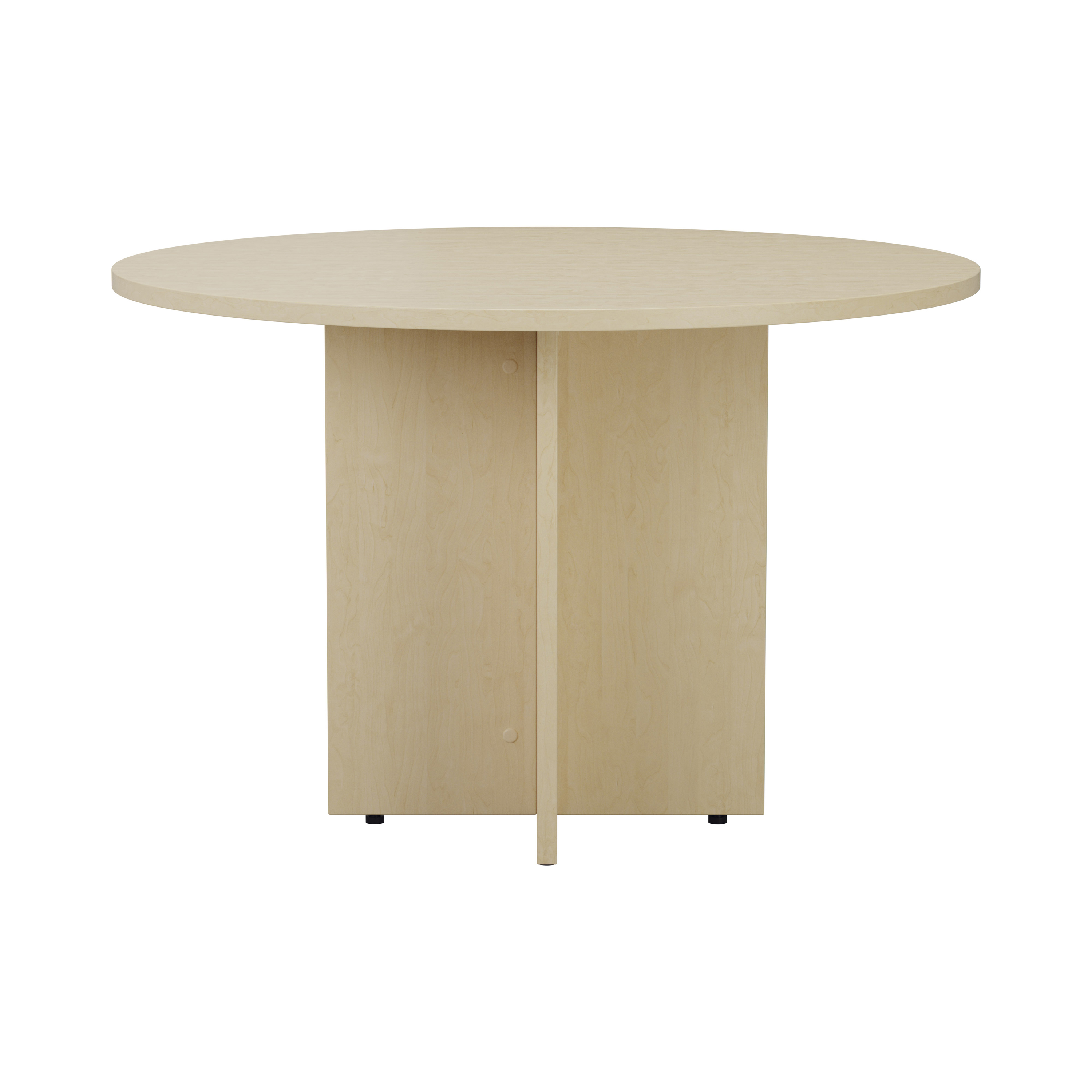Round Meeting Table - Maple