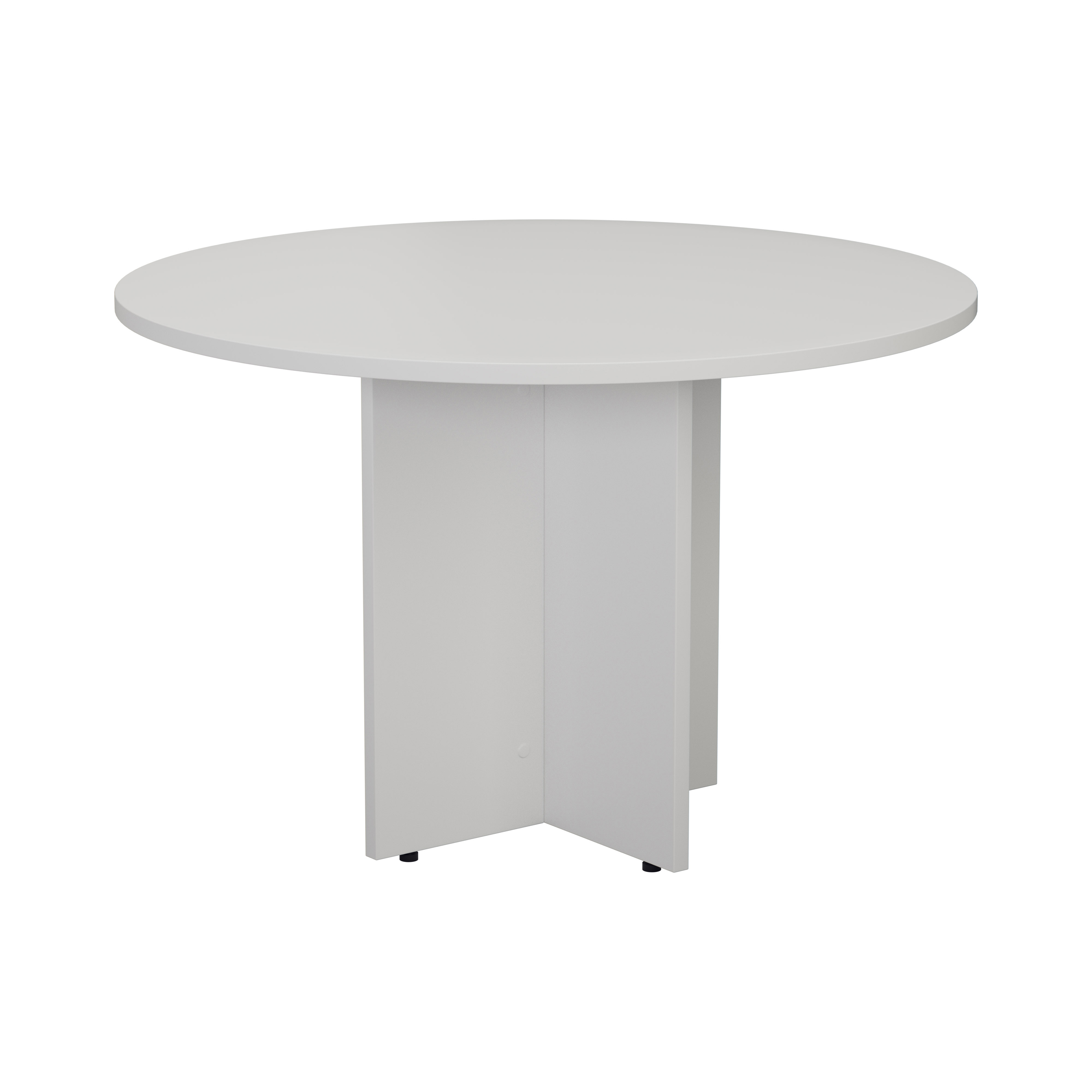 Round Meeting Table - White