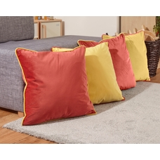 Jewel Large Contrast Cushions - Pack of 4