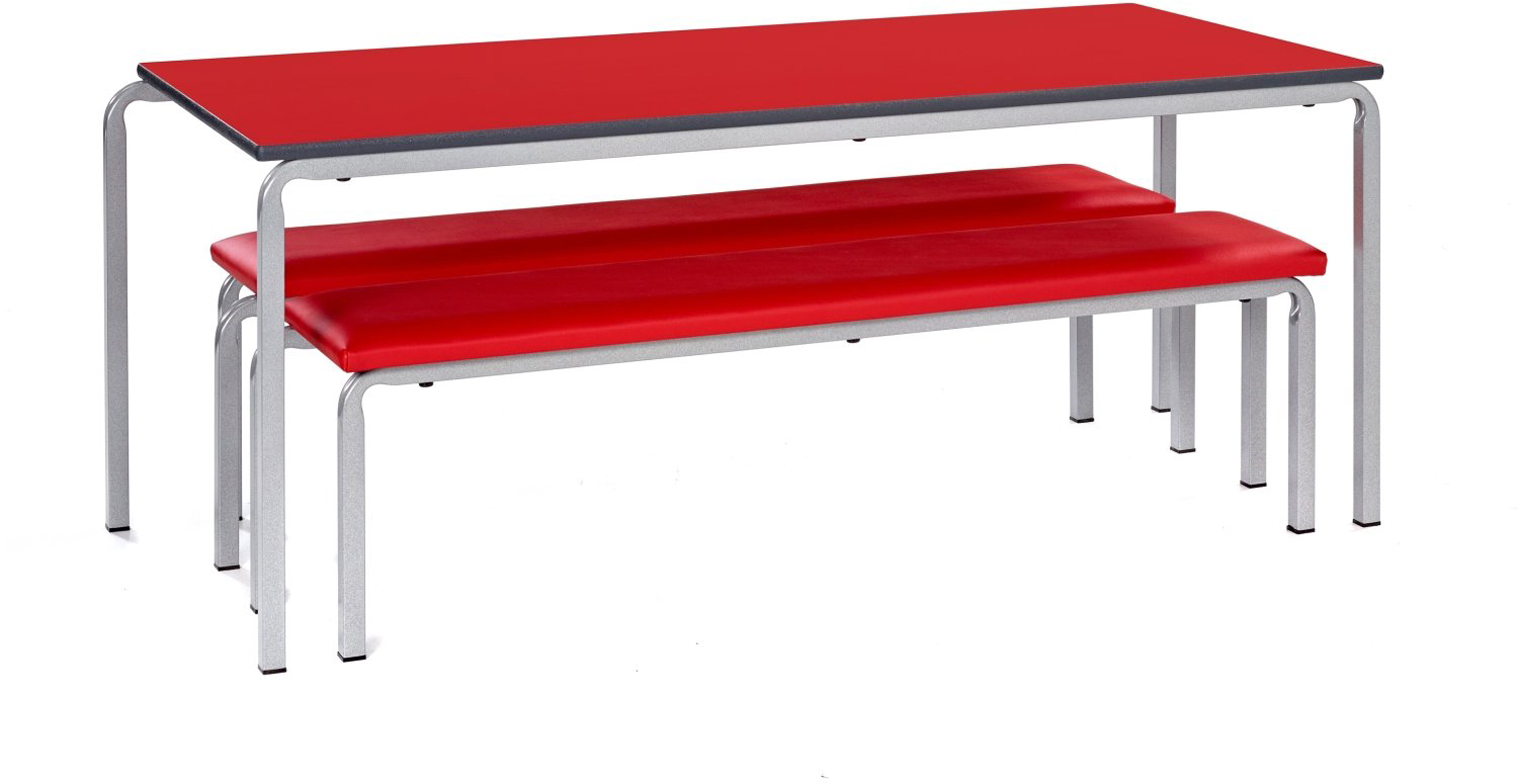 Gala Junior Tables and Benches - Red