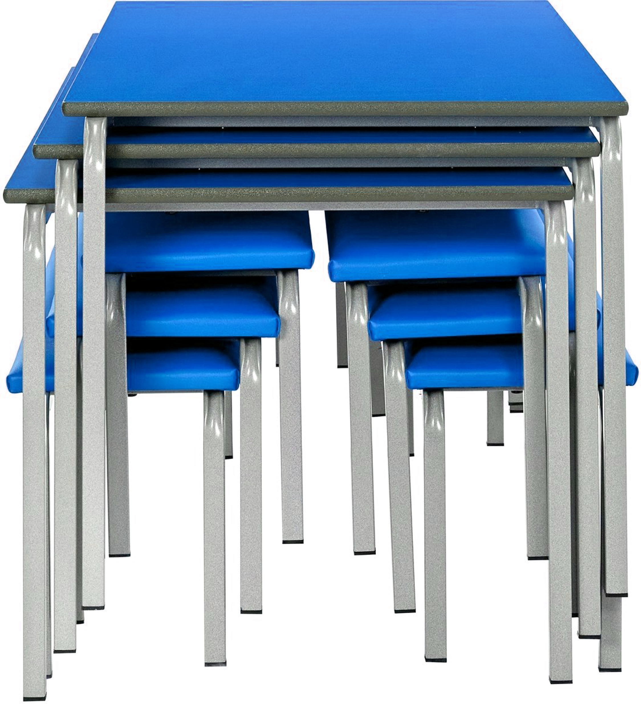 Gala Infant Tables and Benches - Blue