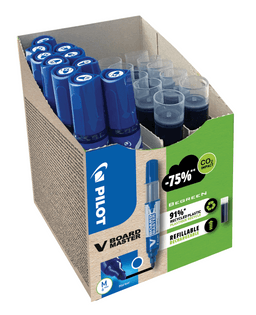 Pilot V-Board Master Bullet Tip Bonus Pack - Blue - Pack of 10