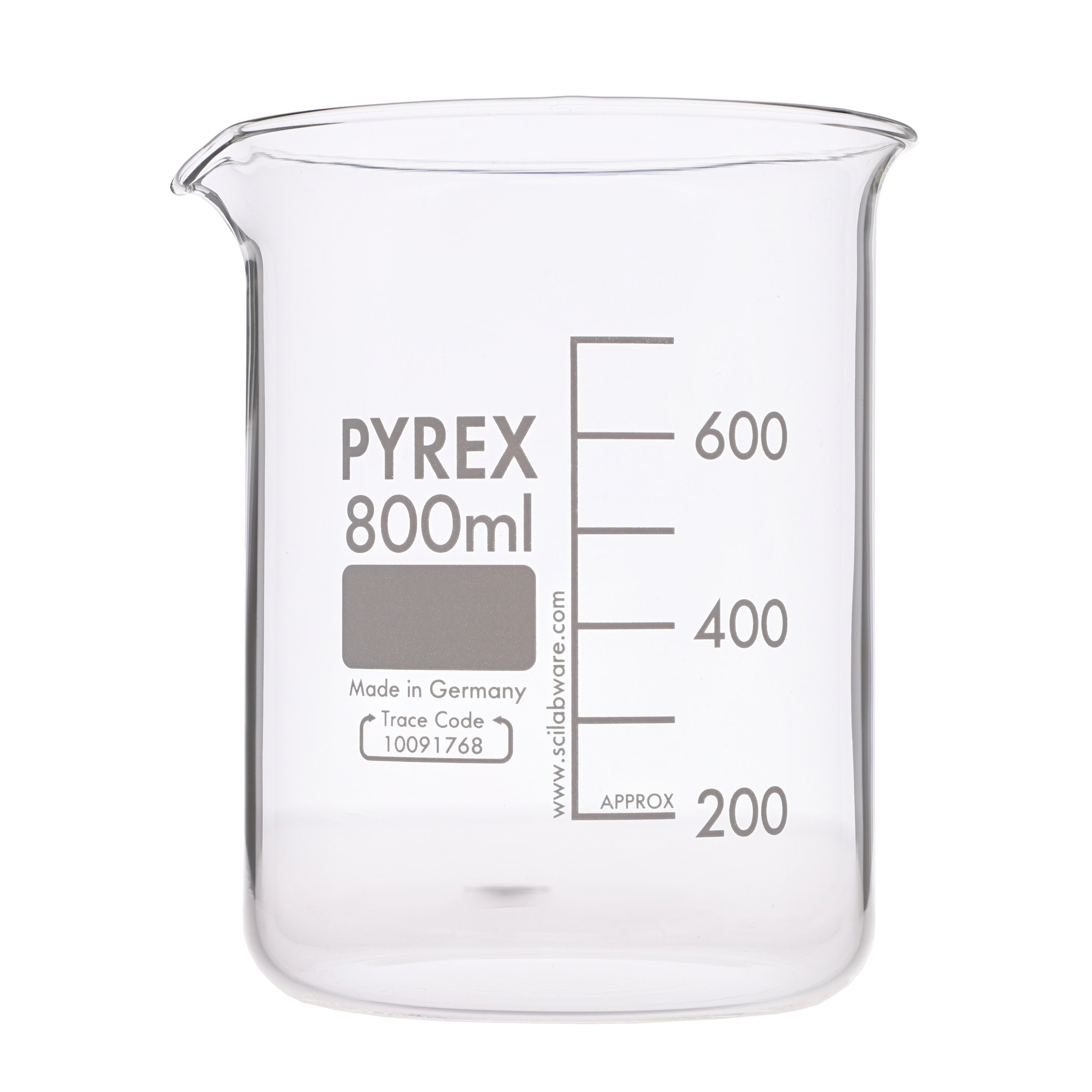 Pyrex™ Borosilicate Glass Cylinders in Squat Format Capacity: 25mL