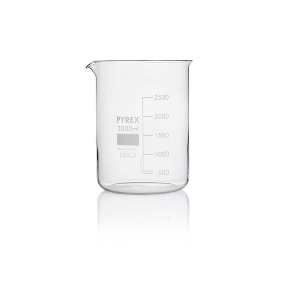 Pyrex Glass Beaker - Squat Form -3L- P4