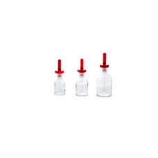 Polystop Clear Glass Dropping Bottle, with Teat Pipette - Pack of 10