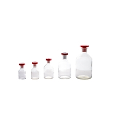 Polystop Clear Glass Reagent Bottle - Pack of 10