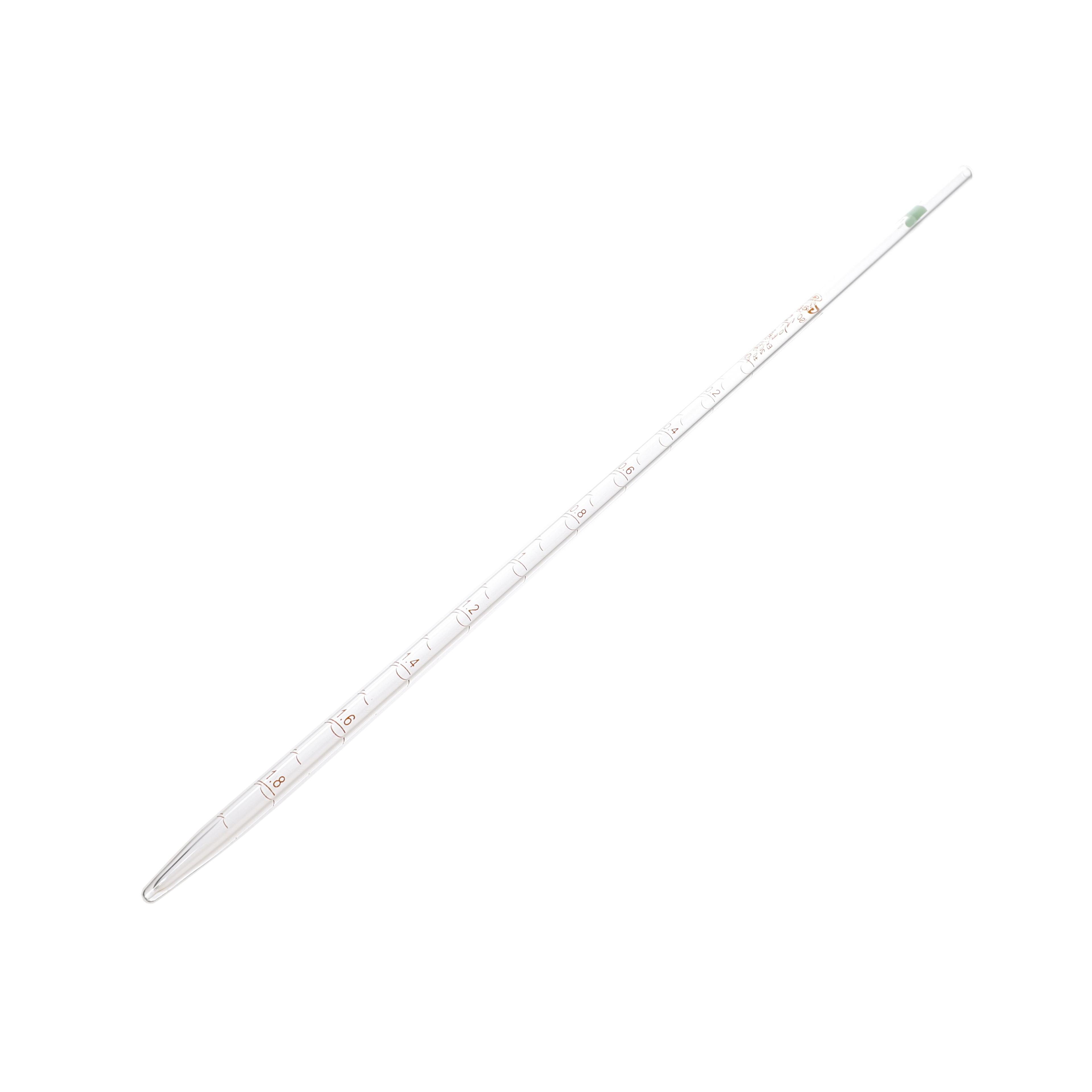 Glass Pipette, Straight Form, Graduated, Class B - 25ml - Pack of 5