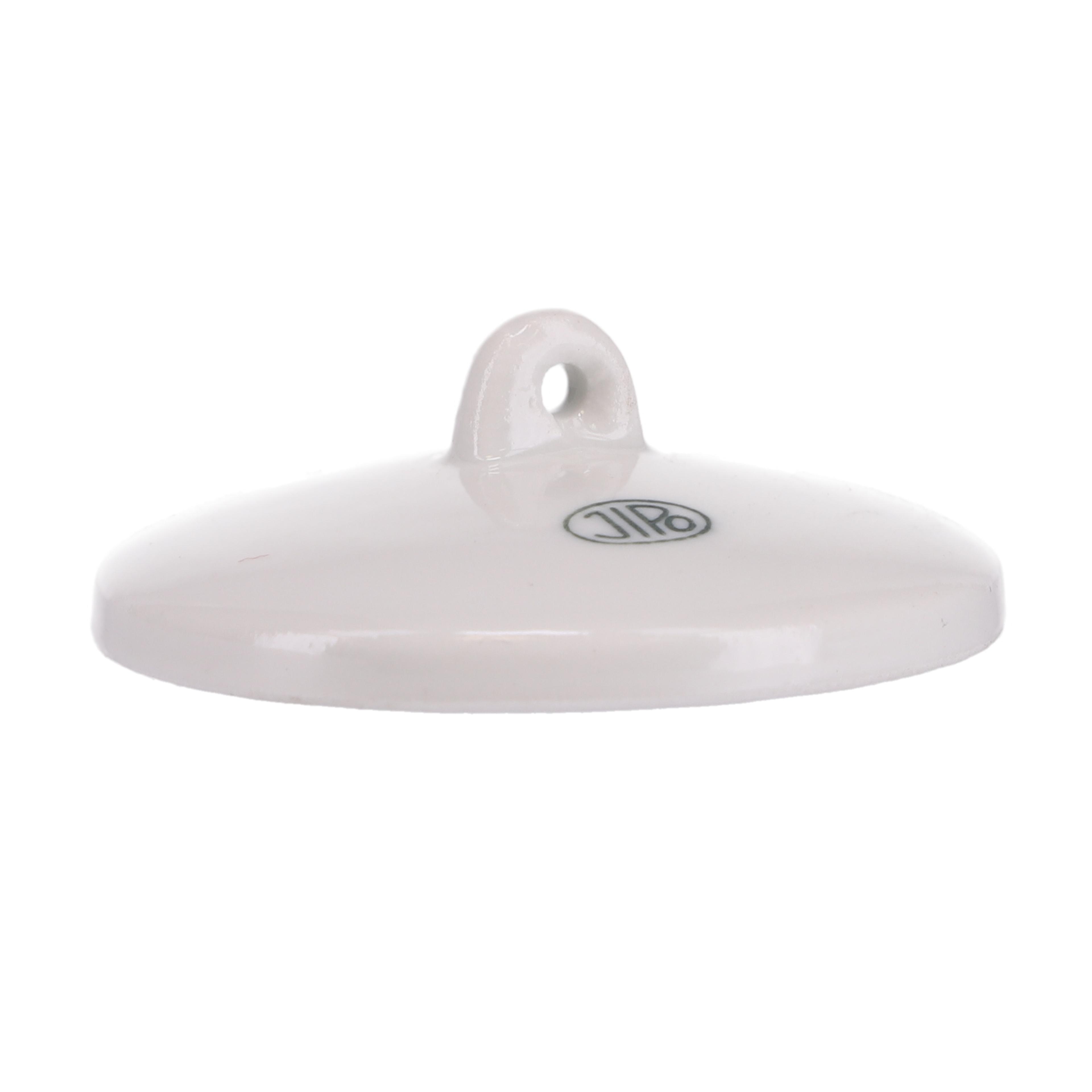 Porcelain Crucible Lid - 40mm - Pack of 5