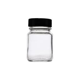 Clear Glass Jar with Screw Cap - 30ml - Pack of 10