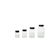 Clear Glass Jar with Screw Cap - Pack of 10