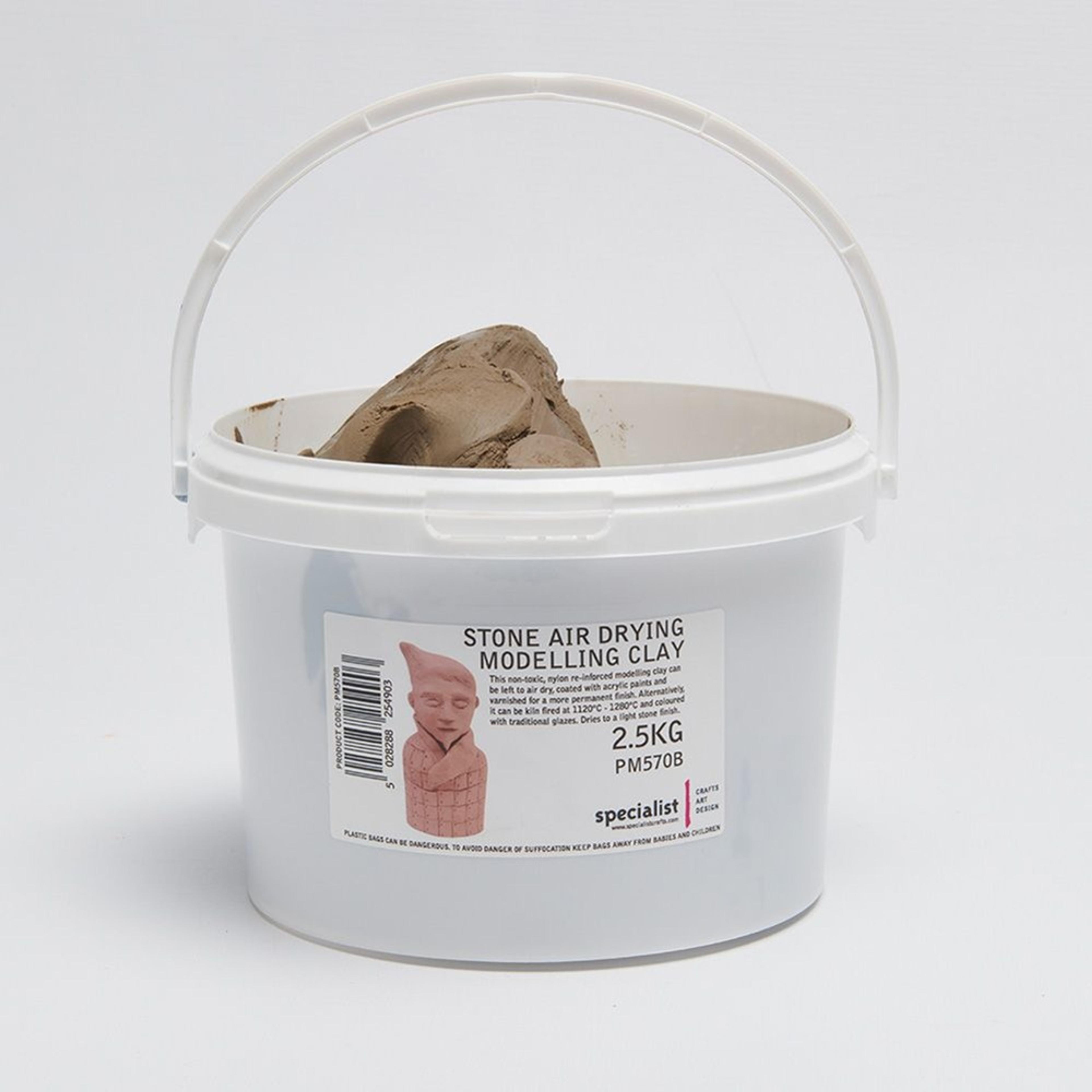 Specialist Crafts Air Drying Clay - 12.5kg - Stone