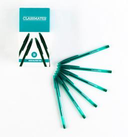 Classmates Ballpoint Pen - Pack of 50 - Green