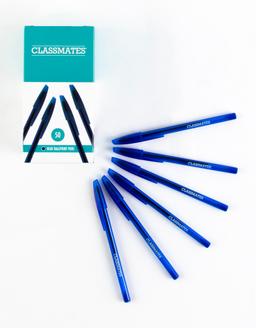 Classmates Ballpoint Pen - Pack of 50 - Blue