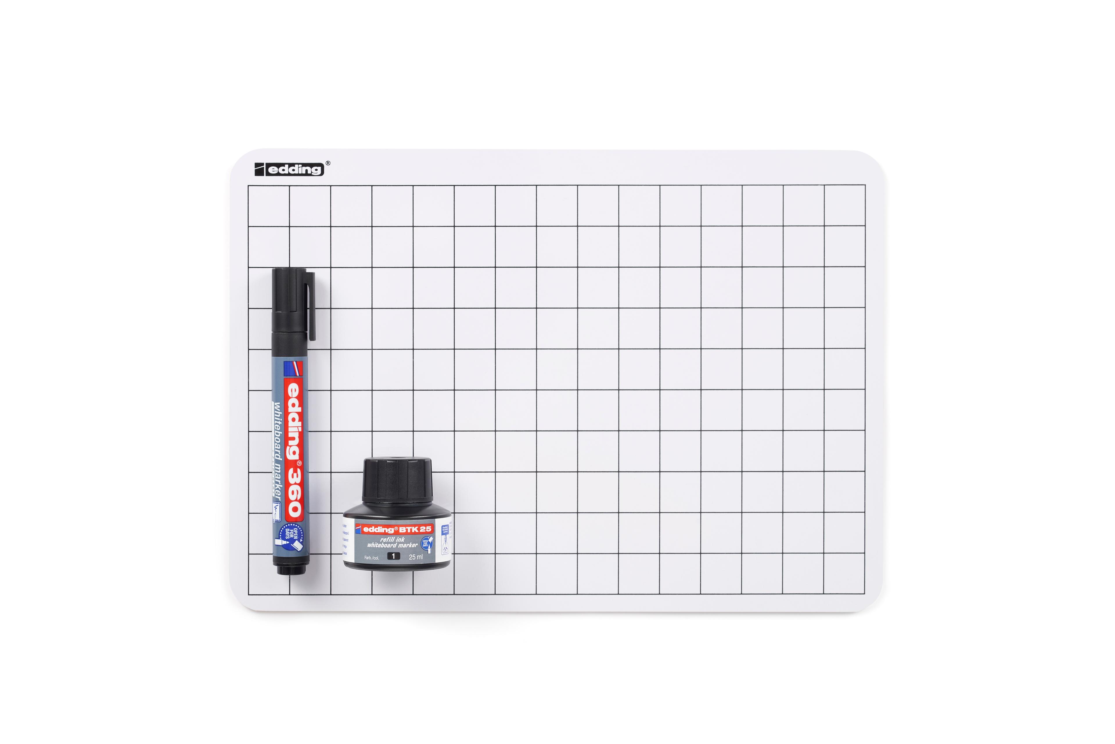 Edding Whiteboards & Markers Class Pack - Gridded