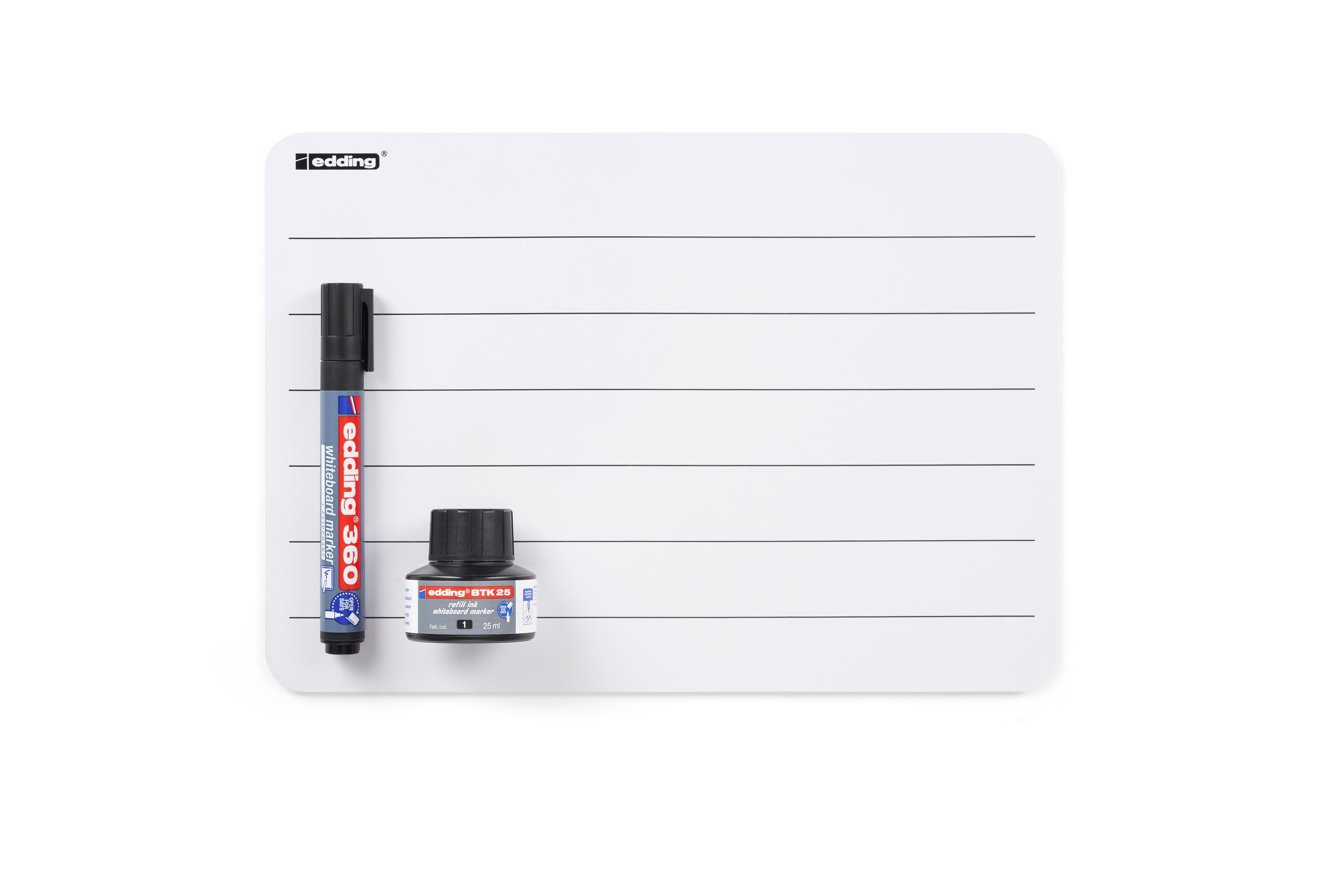Edding Whiteboards & Markers Class Pack - Lined
