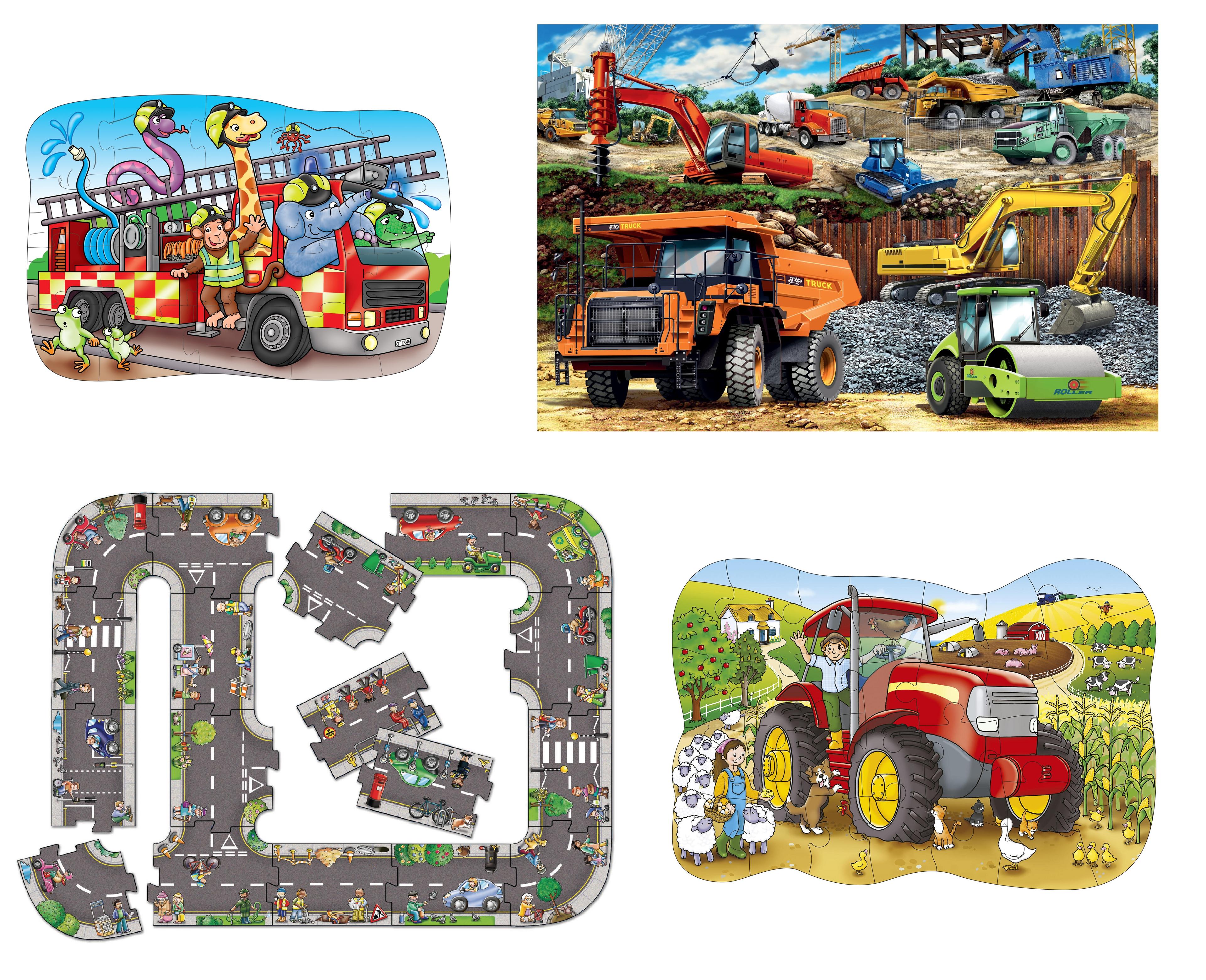 Shaped Transport Puzzles