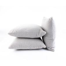 Teddy fleece cushions 50x50 3pk - Grey