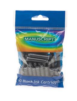 Manuscript Ink Cartridges - Pack of 50 - Black