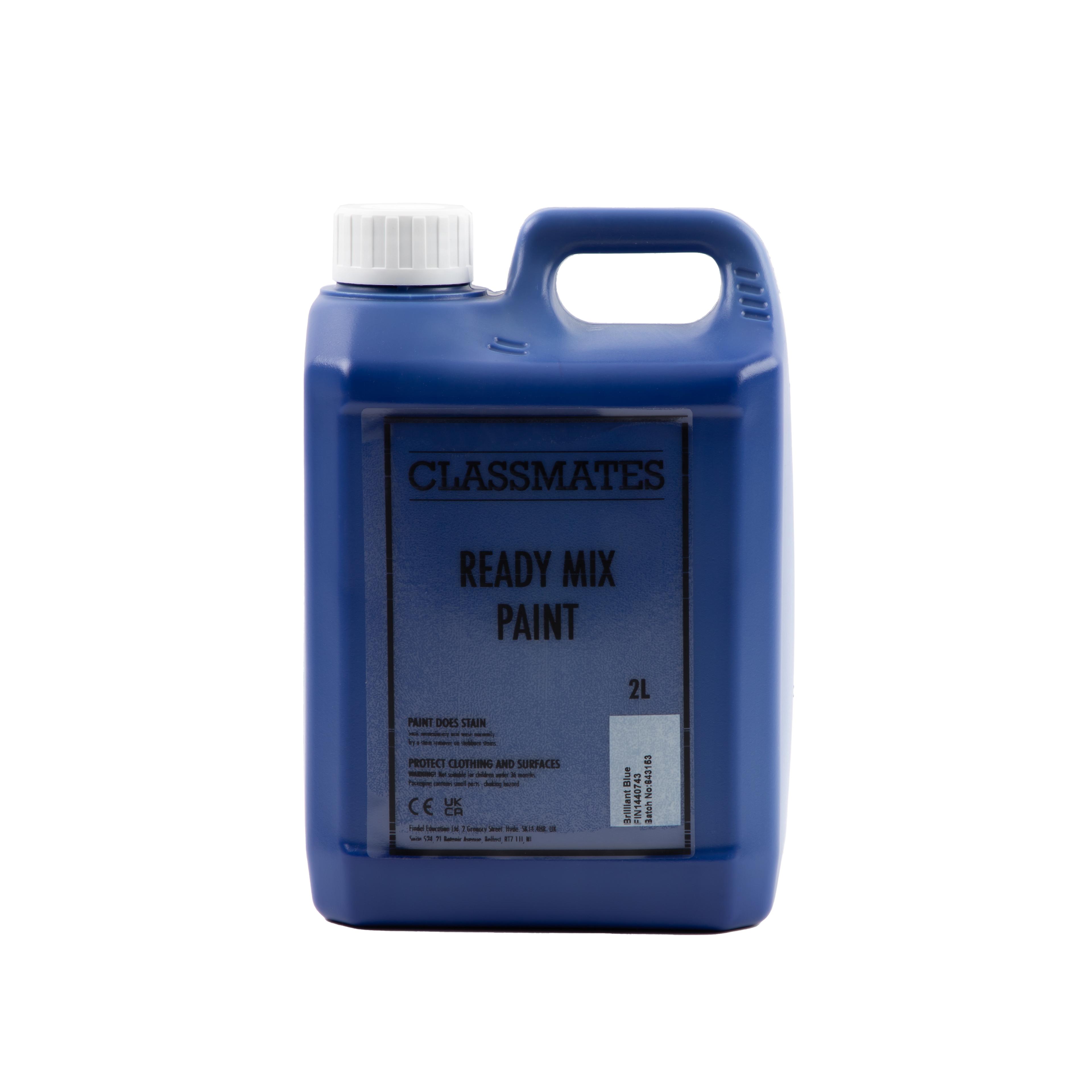Classmates 2L Ready Mixed Paint - Brilliant Blue