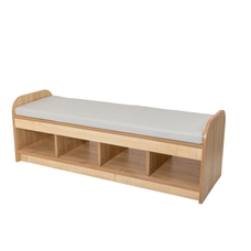 Maplescape low open play unit with bench - Maple 