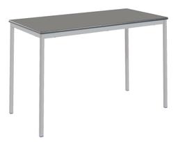 Classmates 110x55cm PU Edge Crushed Bent Table 6-8 Years - Slate Grey