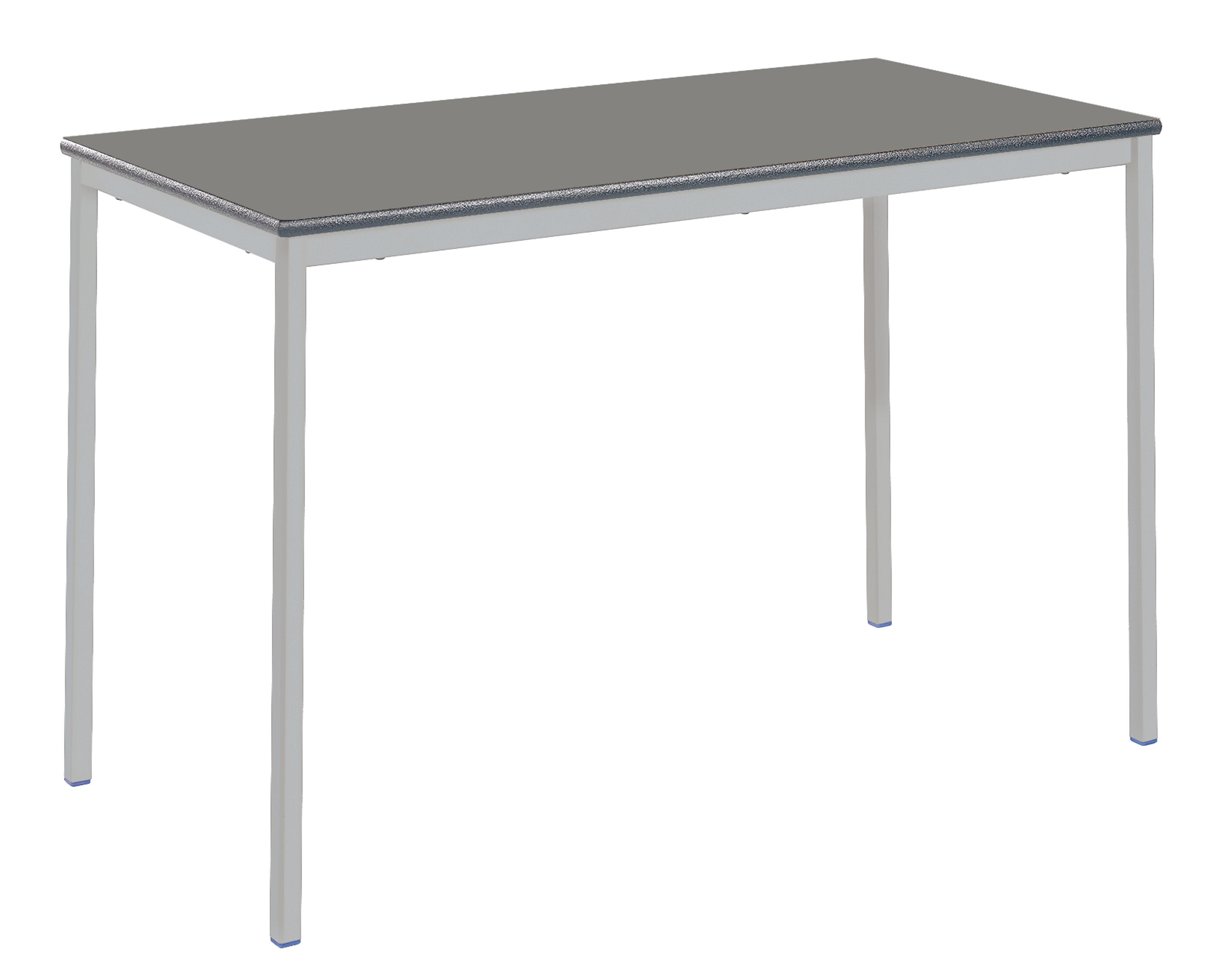 Classmates 120x60cm PU Edge Crushed Bent Table 6-8 Years - Slate Grey