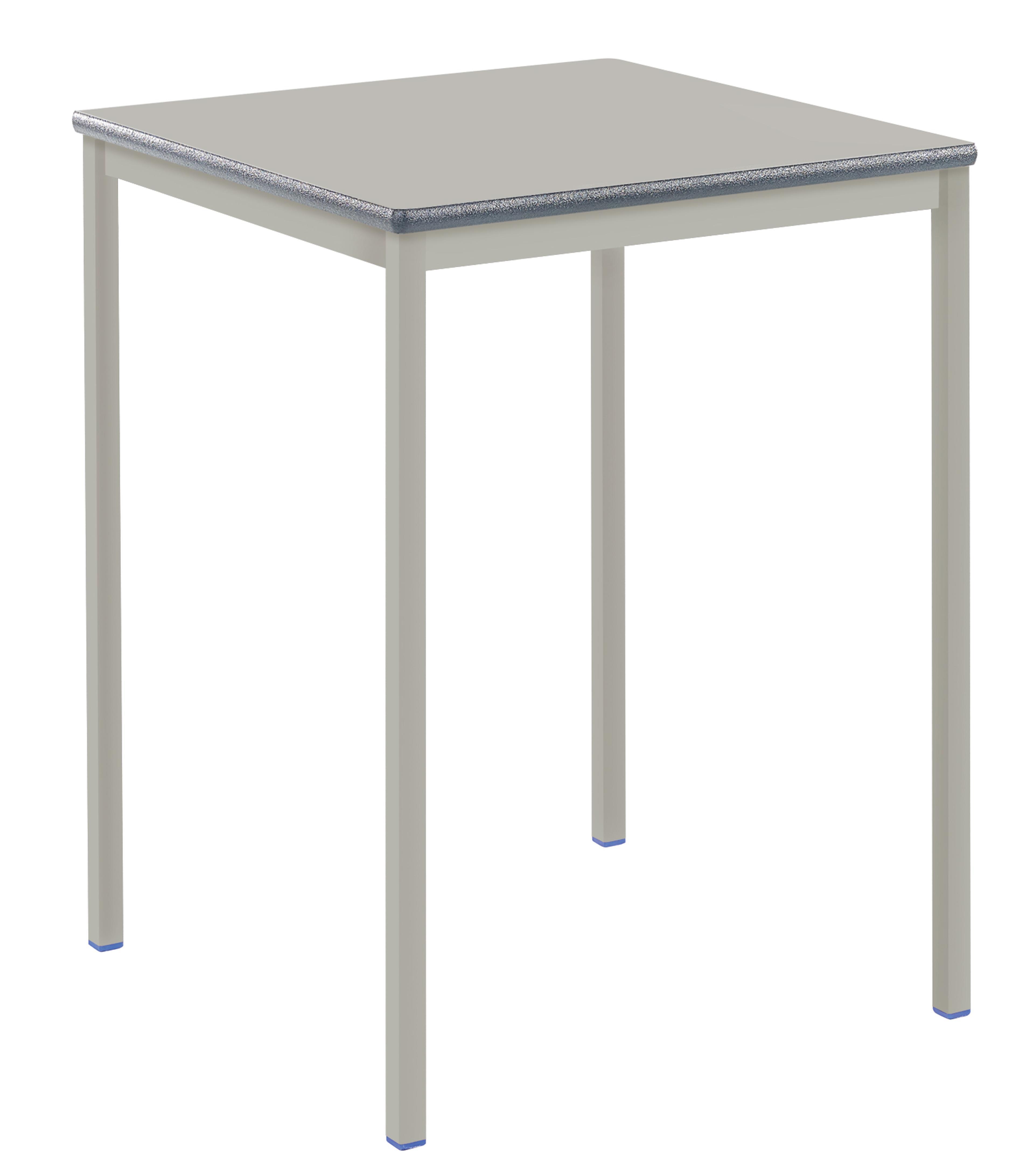 Classmates Square Table Fully Welded - 3-4 Years, Height 46cm - Light Grey