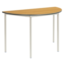 Classmates Semi-circular PU Edge Fully Welded Table