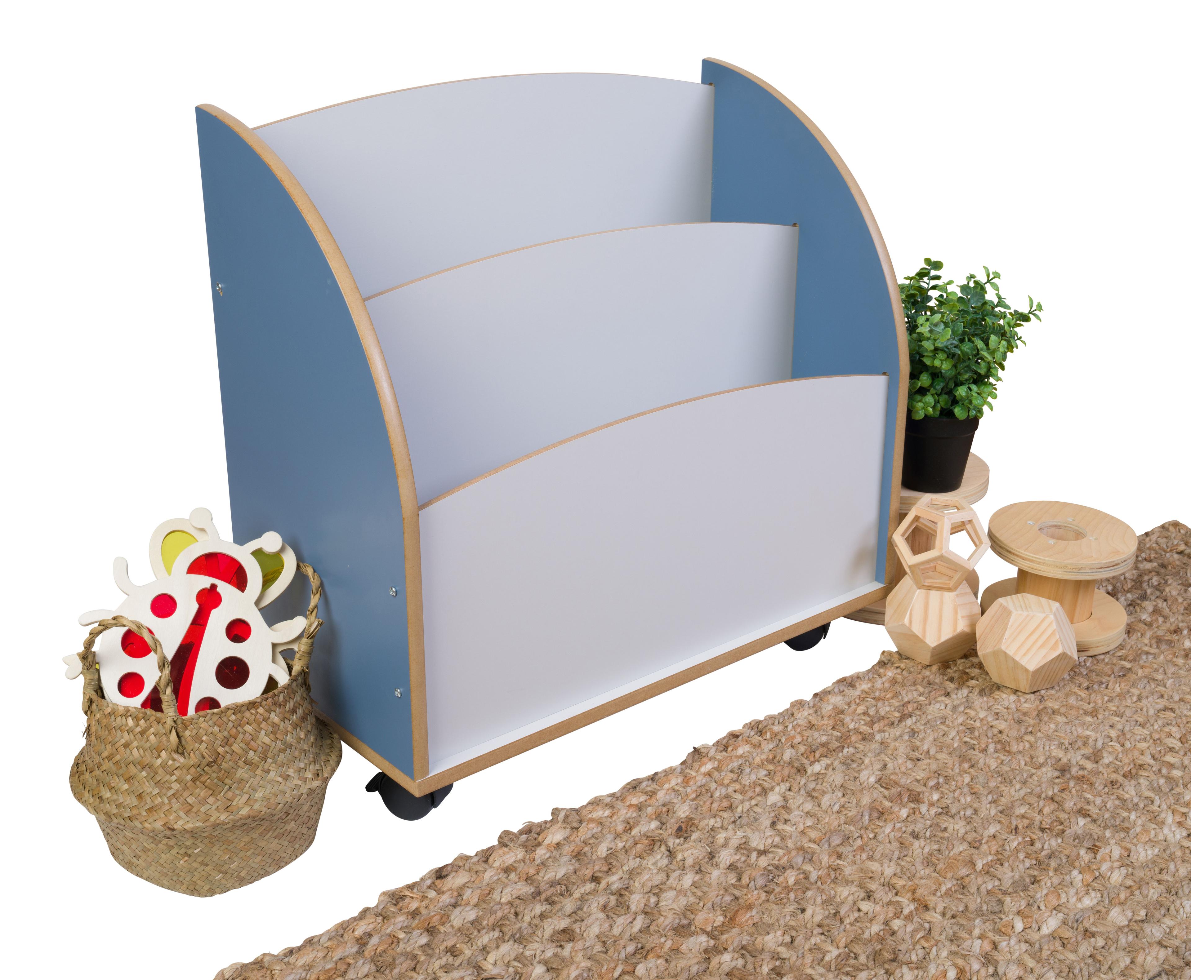 Big book holder - Grey and steel blue