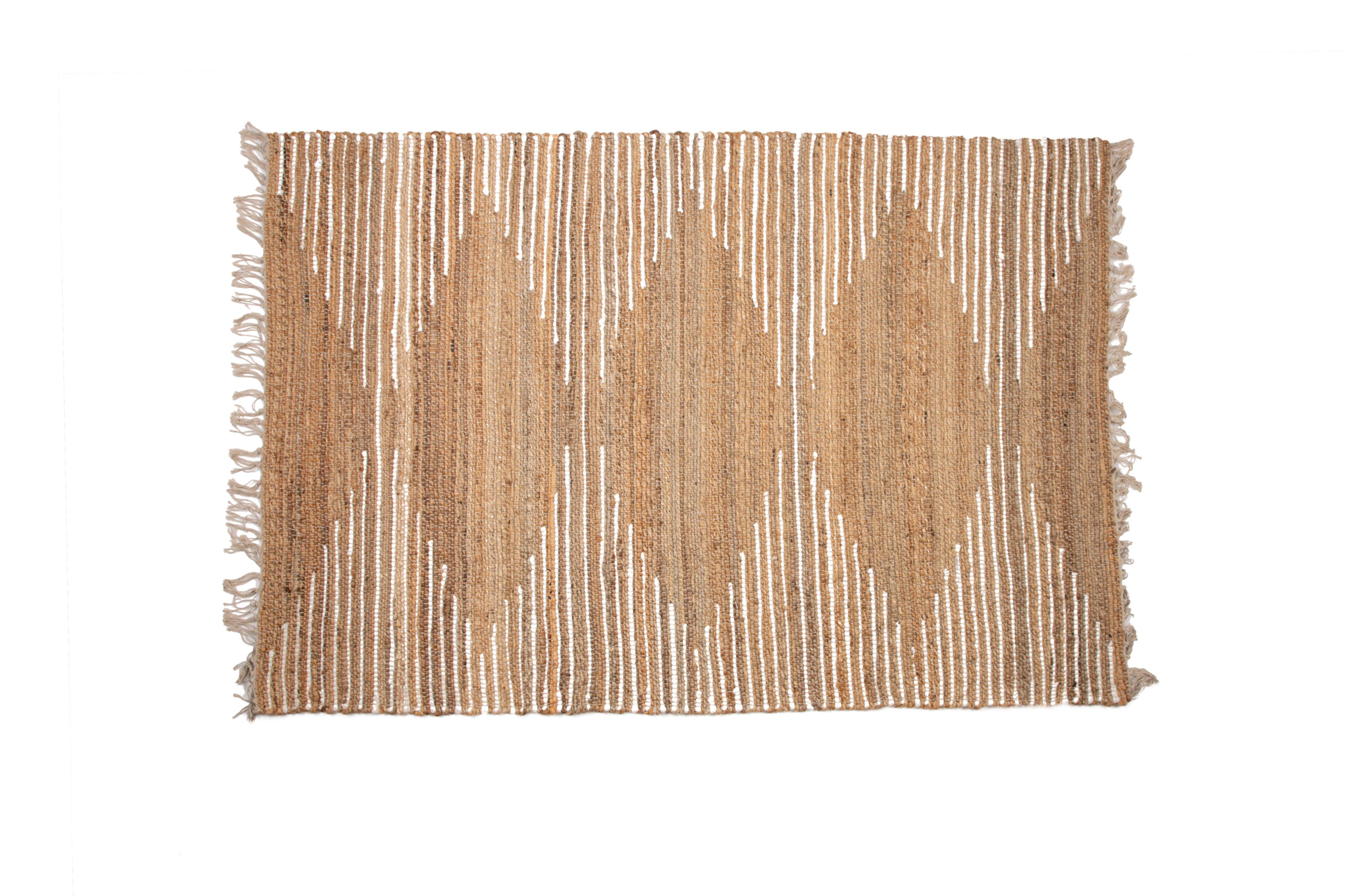 Natural Jute diamond rug - Medium