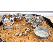 Metal Sand & Water Set from Hope Education - 14 Pieces