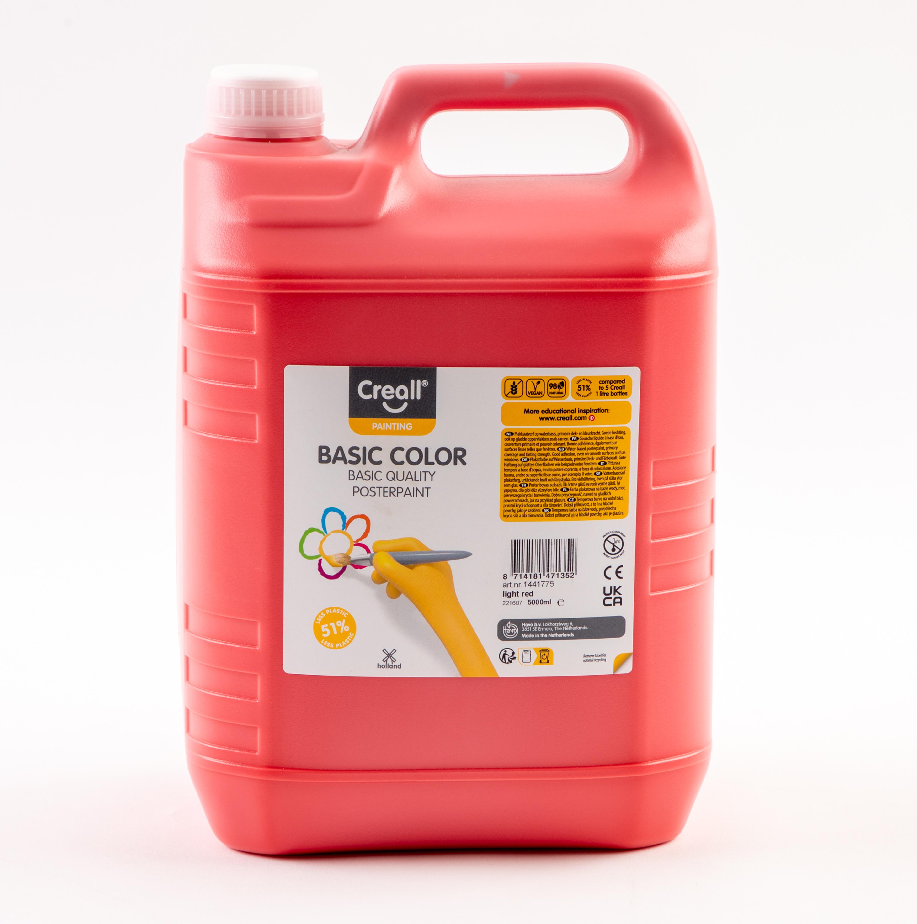Creall Basic Colour Ready Mixed 5L - Red