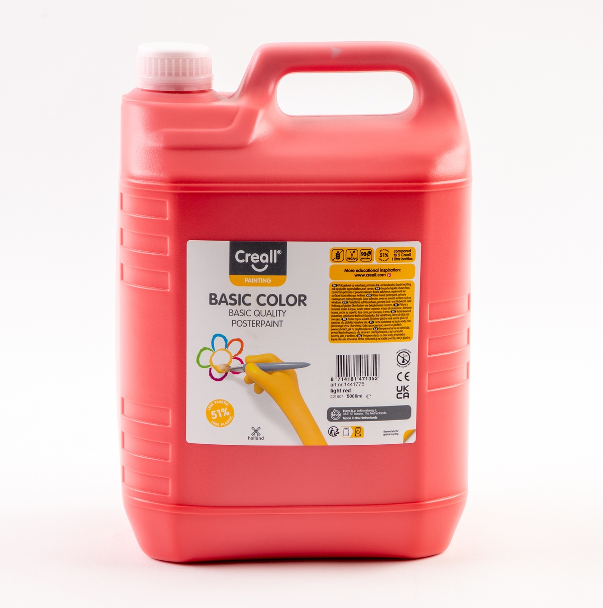 Creall Basic Colour Ready Mixed 5L - Red | GP054599AA | GLS