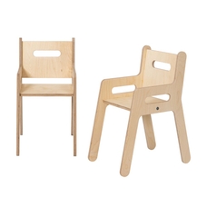 Maplescape Chairs - Pack of 2 - Maple  - 4-6 years
