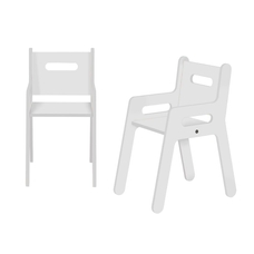 Maplescape Chairs - Pack of 2 - Grey - 4-6 years