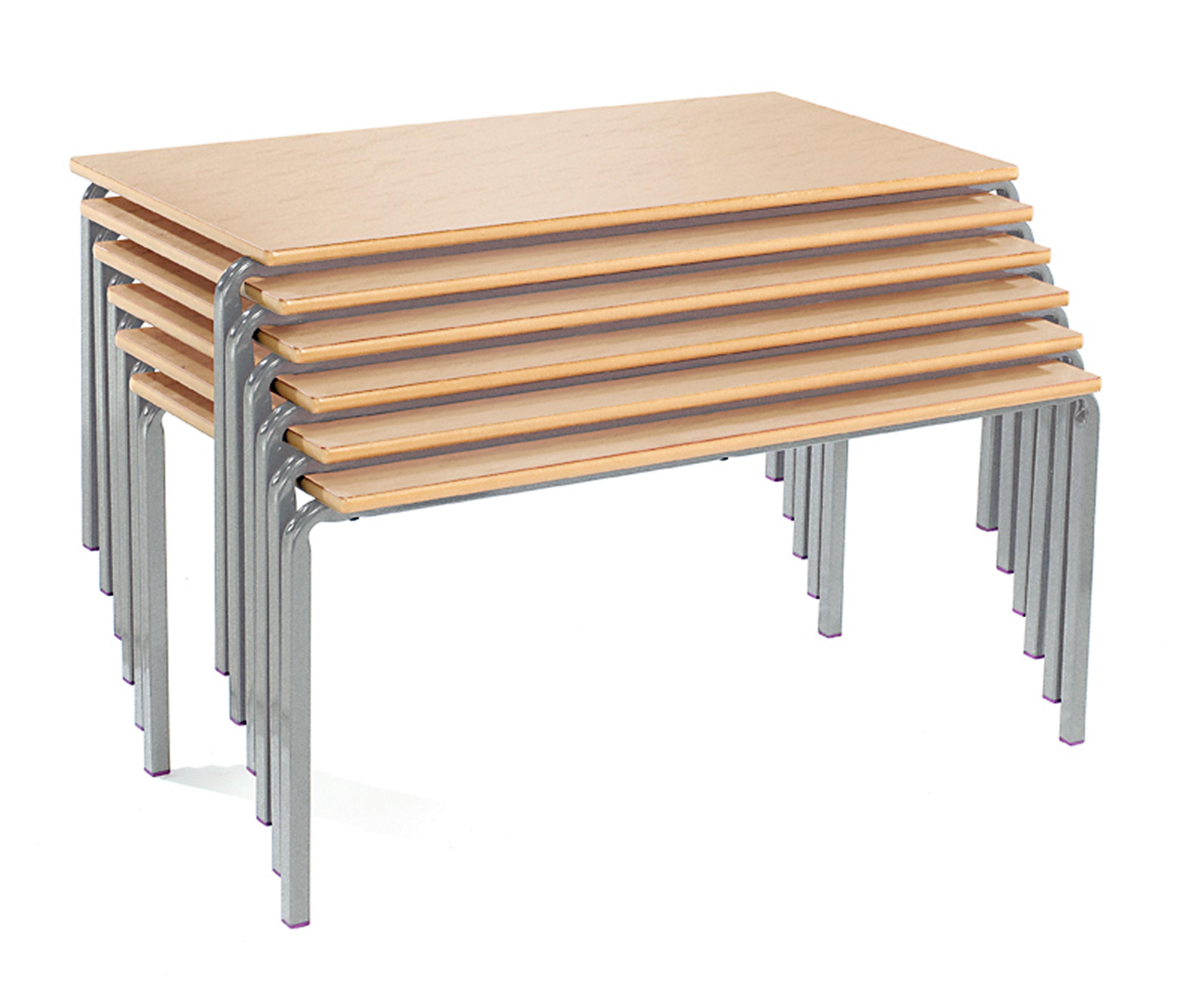 Findel Everyday 110x55cm MDF Edge Crush Bent Tables - Pack 15 - 3-4 Years