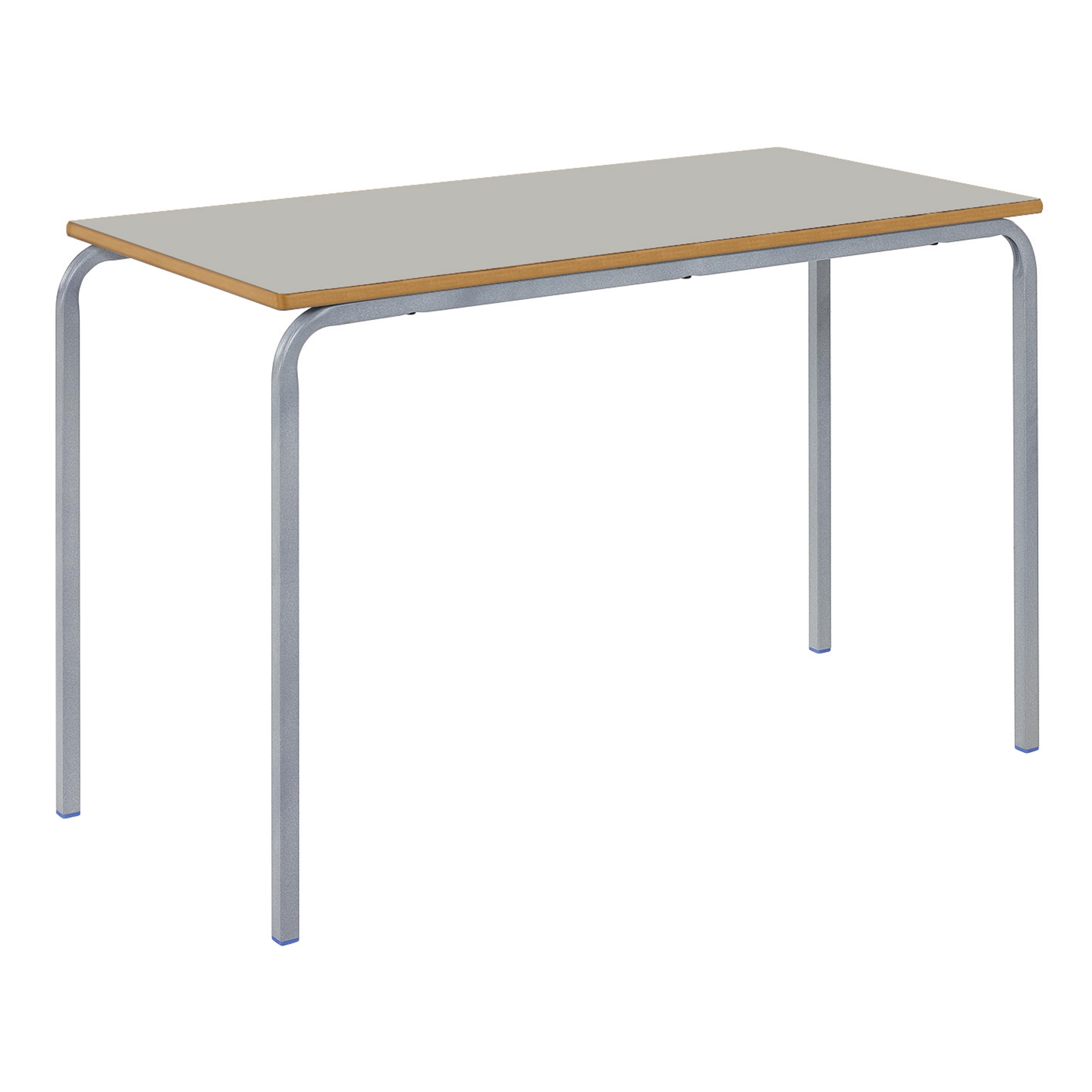 Findel Everyday 120x60cm Crush Bent Table - 4-6 Years - Grey
