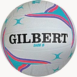 Gilbert APT Training Netball - Purple/White - Size 4