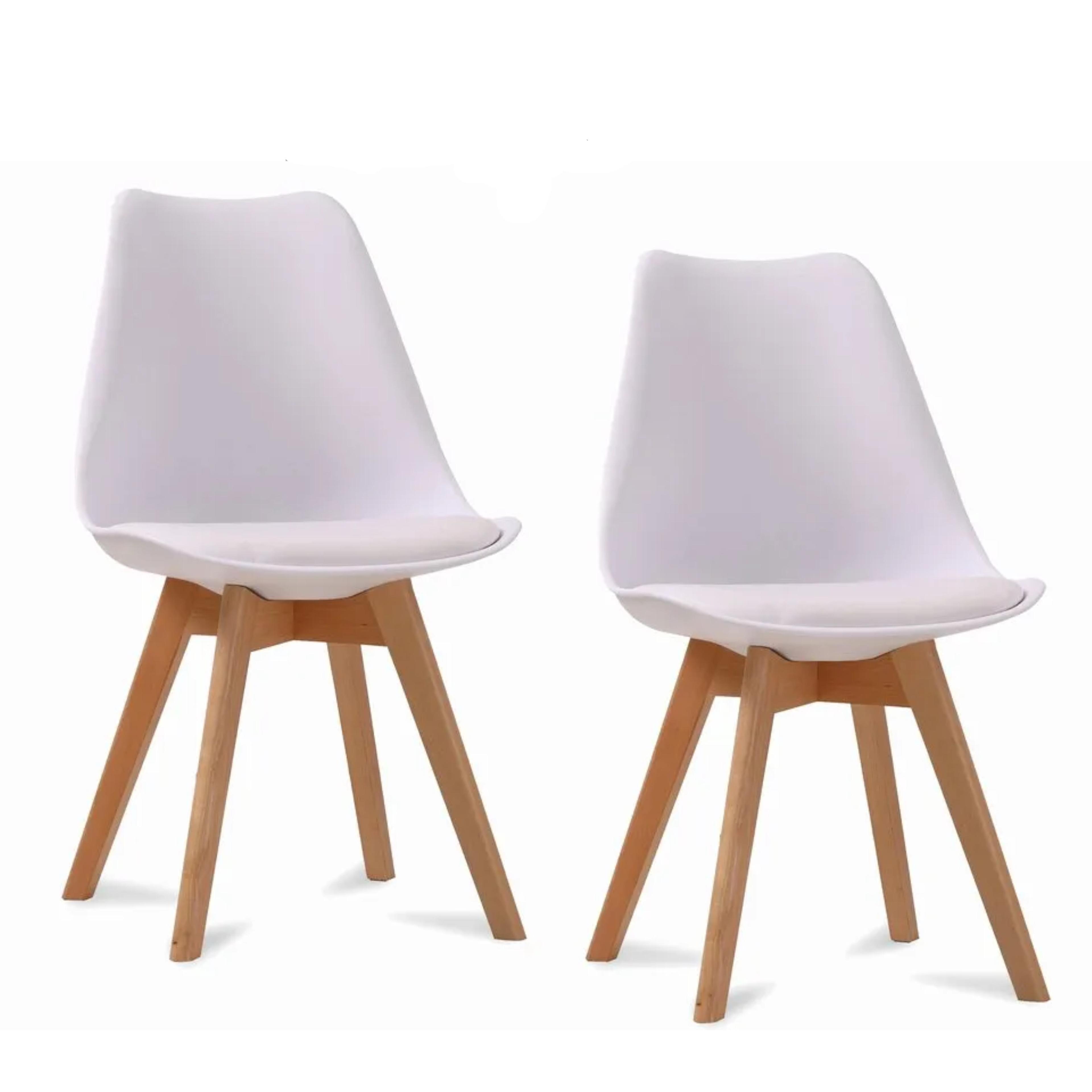 Louvre Chairs - Pack of 2 White