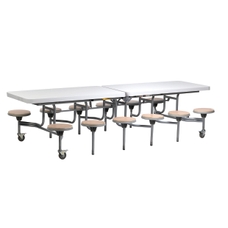 12 Seat Primo Mobile Folding Table With Stools