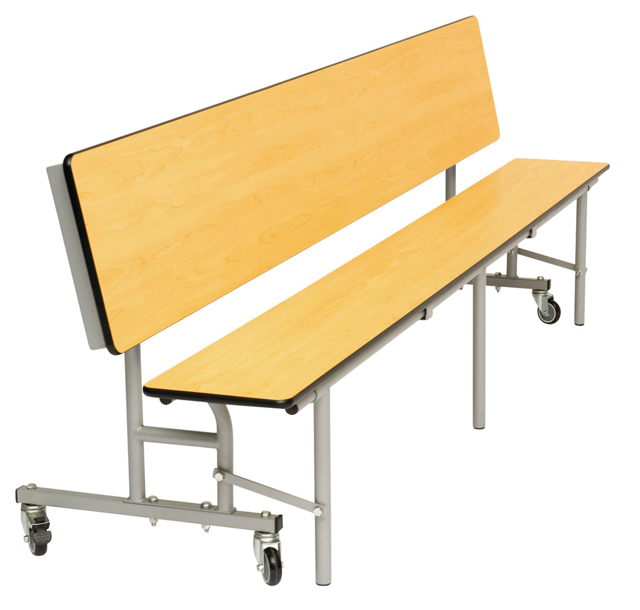 Convertible Mobile Folding Bench Unit - 14+ Years - Maple | HP056170EA ...