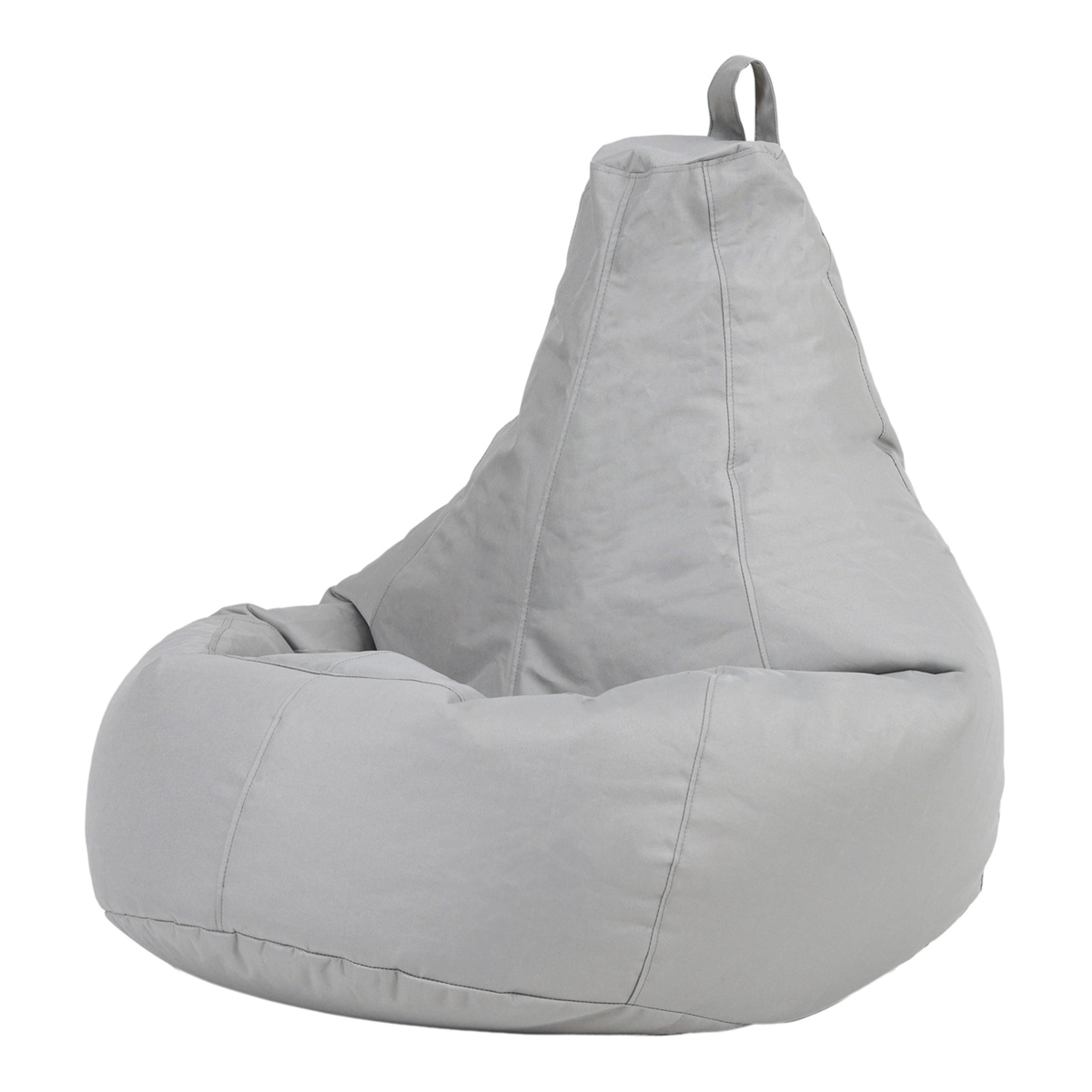 Large Reading Bean Chair - Grey