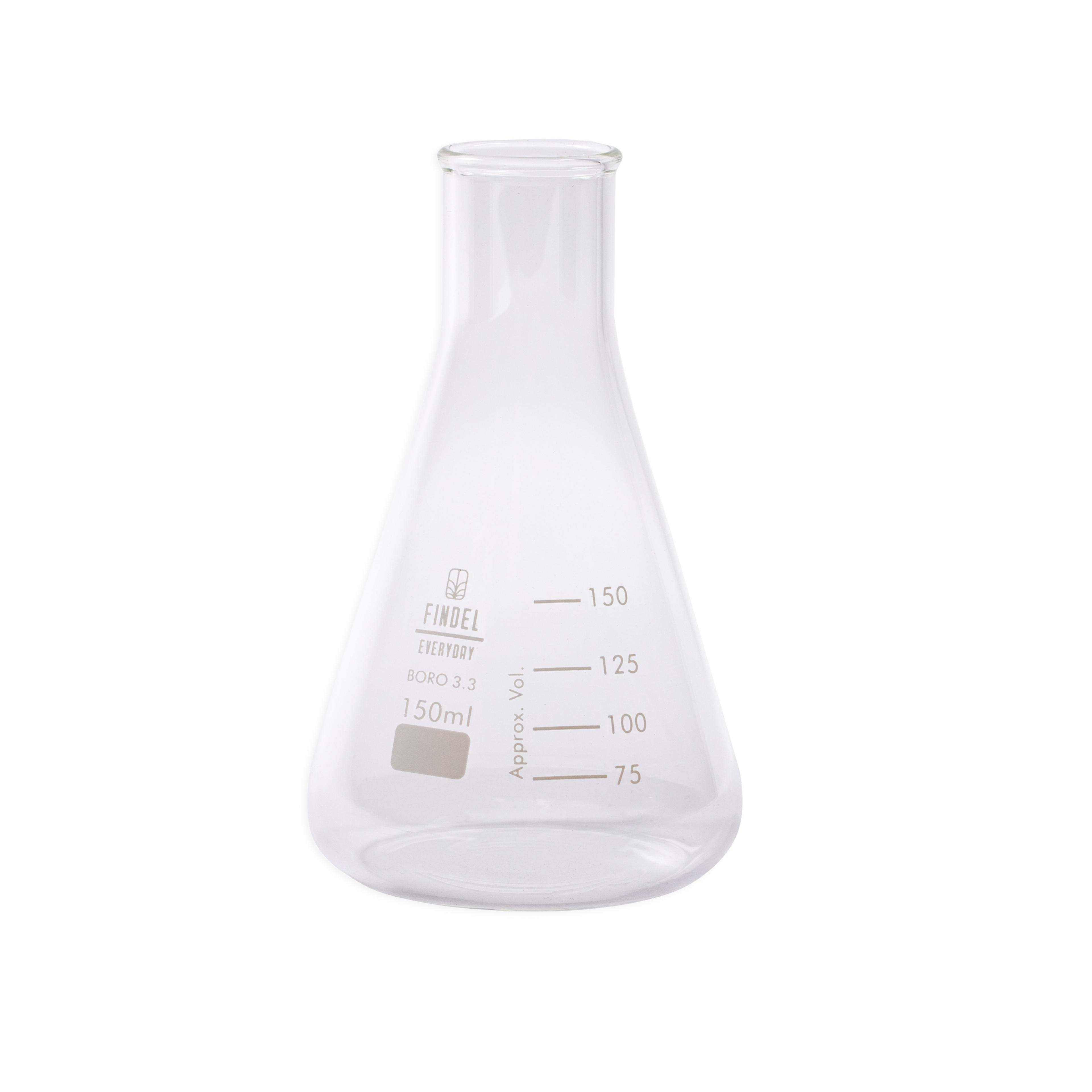Findel Everyday Conical Flask with Narrow Mouth - 150ml - Pack of 12