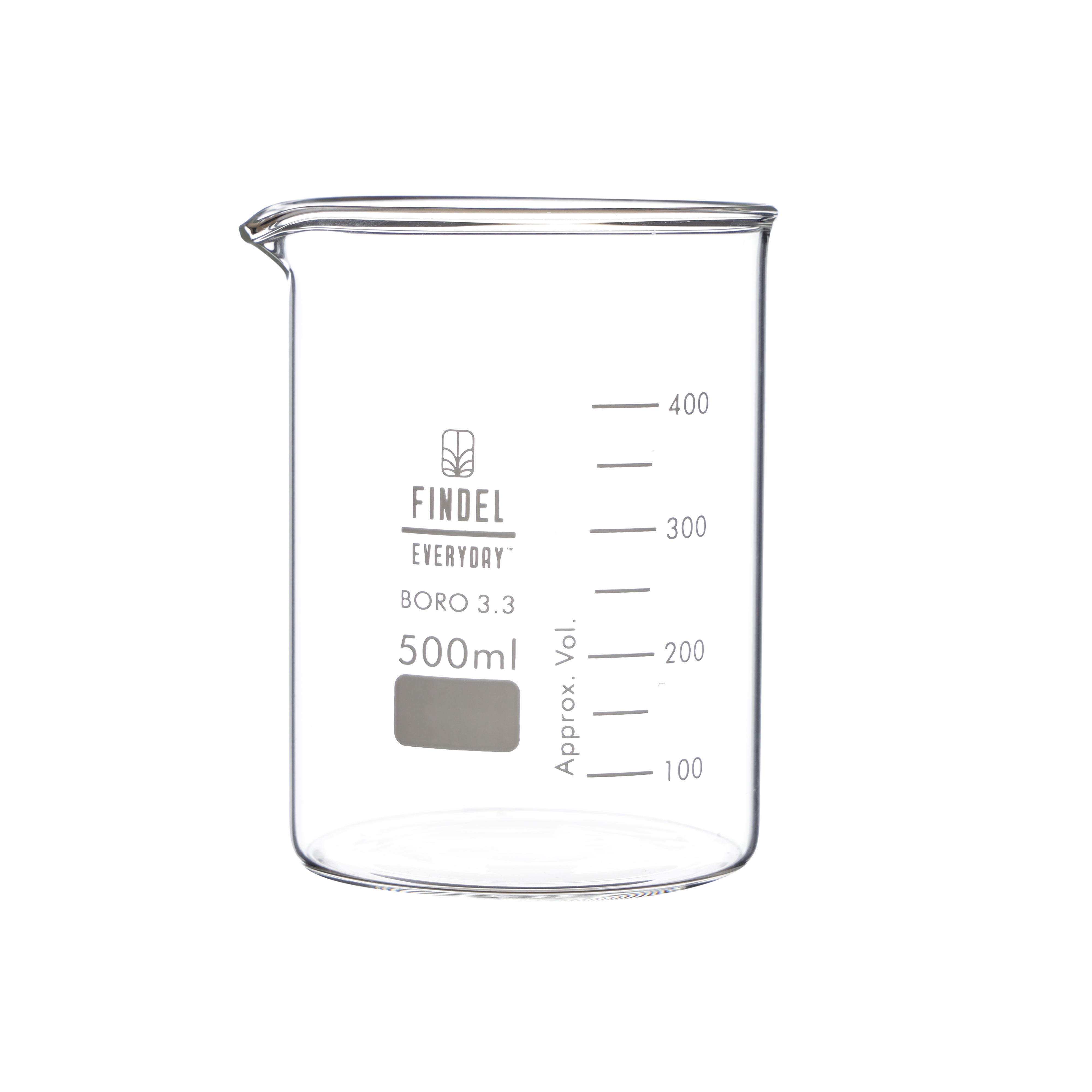 FE Glass Beakers Squat Form 500ml P6