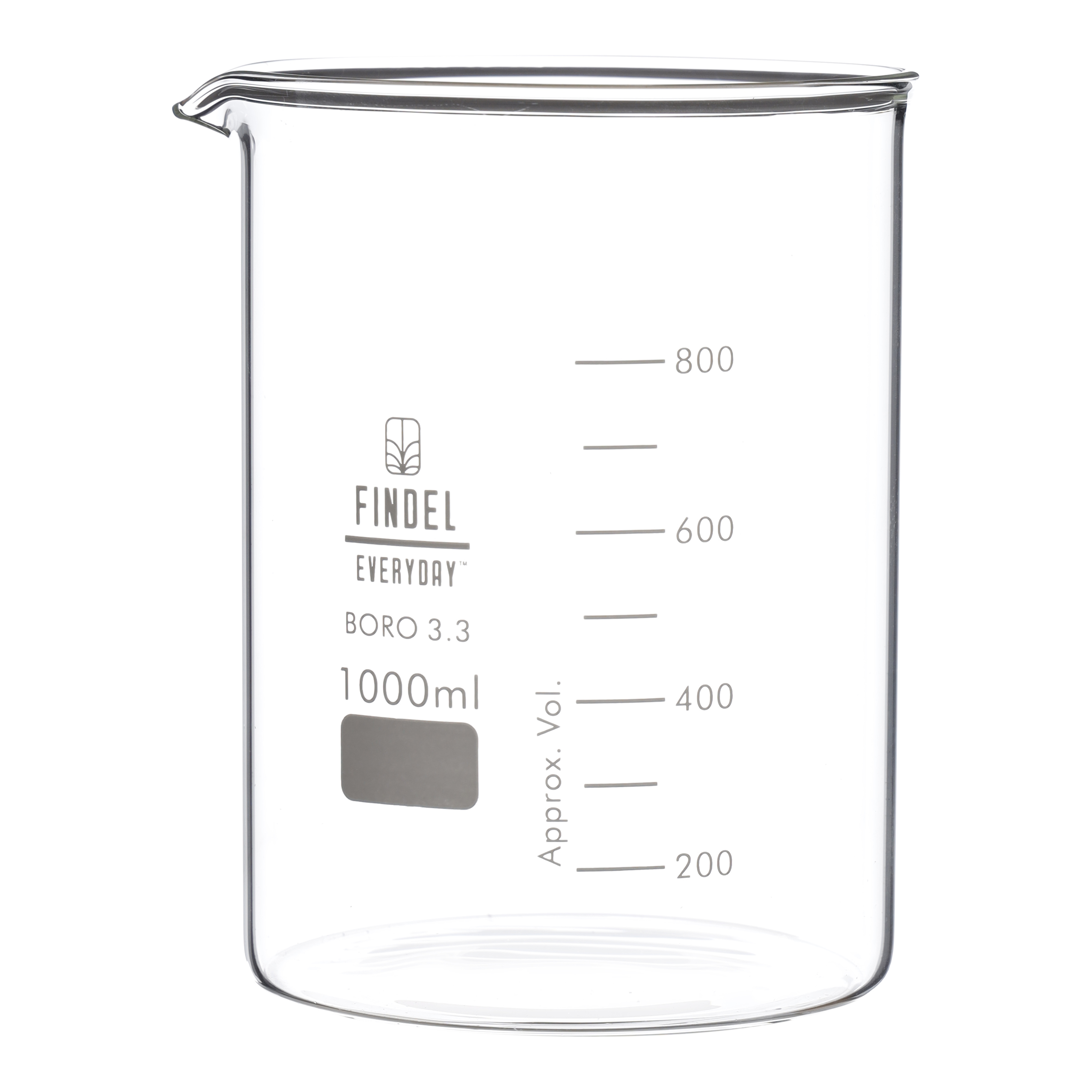 FE Glass Beakers Squat Form 1000ml P4